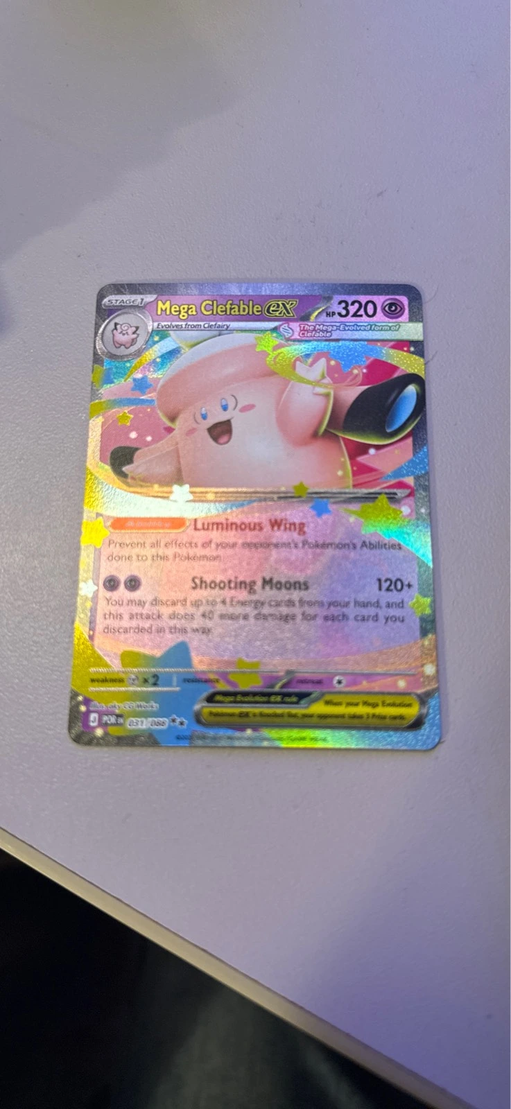 Mega Clefable ex - ME03 #031/088