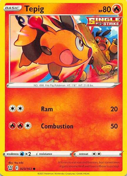 Tepig - Battle Styles #023/163