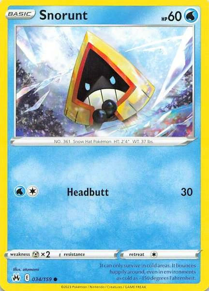 Snorunt - Crown Zenith #034/159