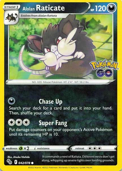 Alolan Raticate - Pokemon GO #042/078