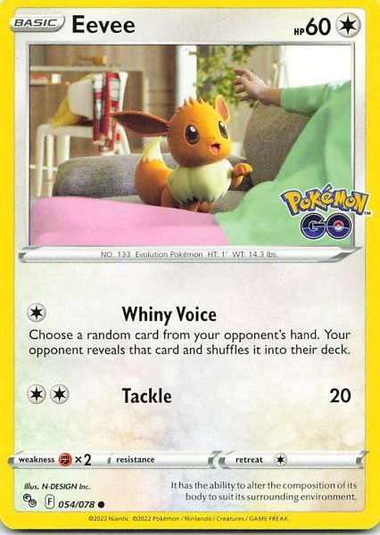 Eevee - Pokemon GO #054/078
