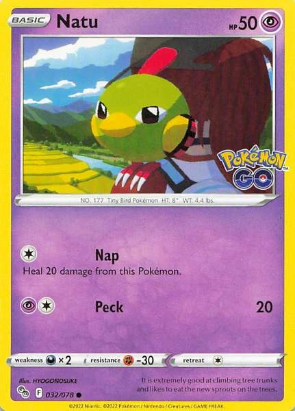 Natu - Pokémon GO #032/078