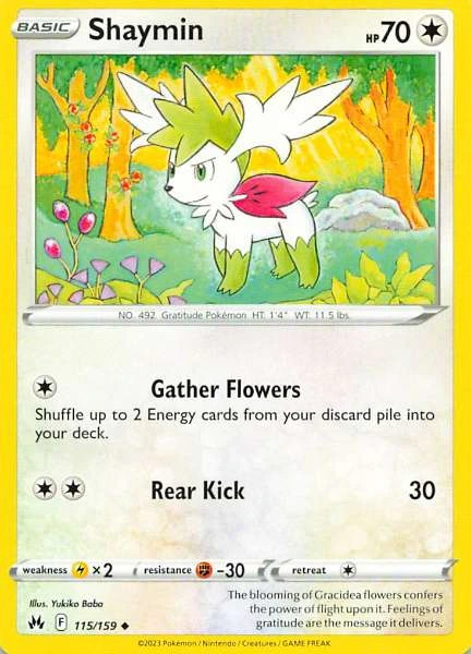 Shaymin - Crown Zenith #115/159