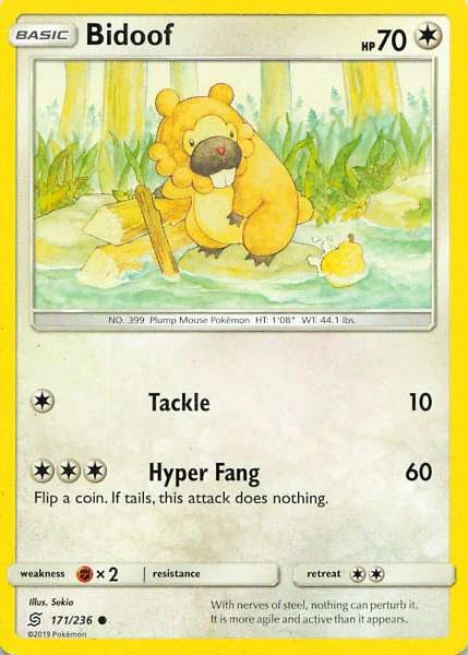 Bidoof - Unified Minds #171/236