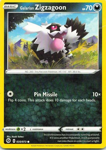 Galarian Zigzagoon - Champion's Path #035/073