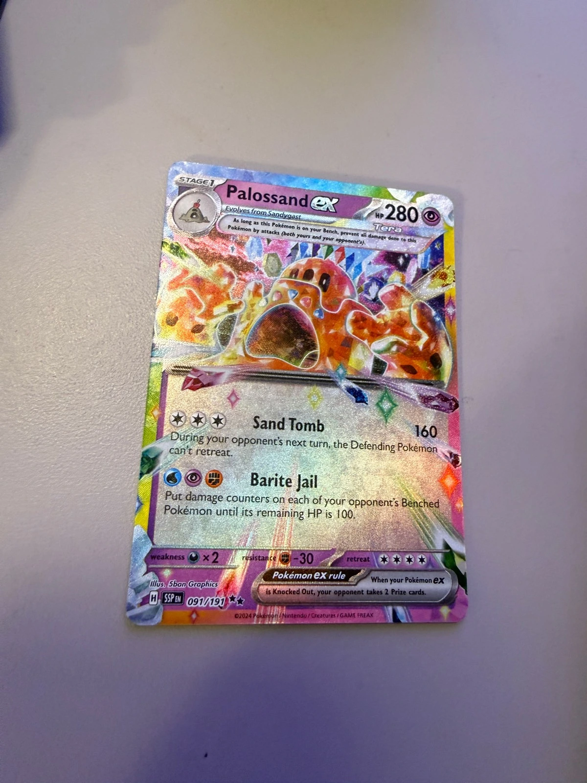 Palossand ex - Surging Sparks #091/191