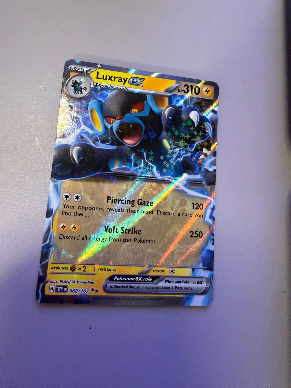 Luxray ex - Twilight Masquerade #068/167