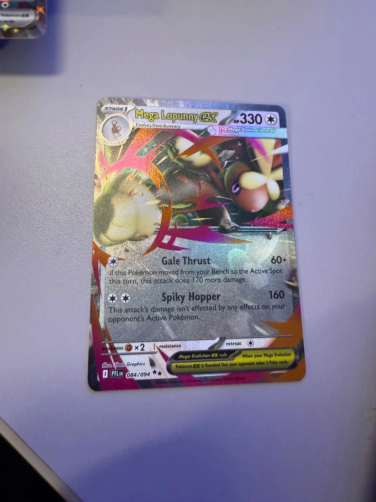Mega Lopunny EX - Phantasmal Flames #084/094