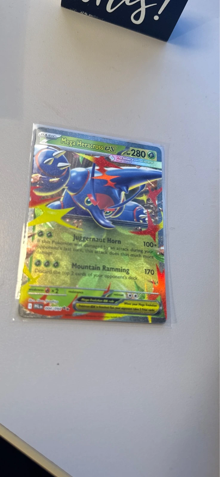 Mega Heracross EX - Phantasmal Flames #004/094