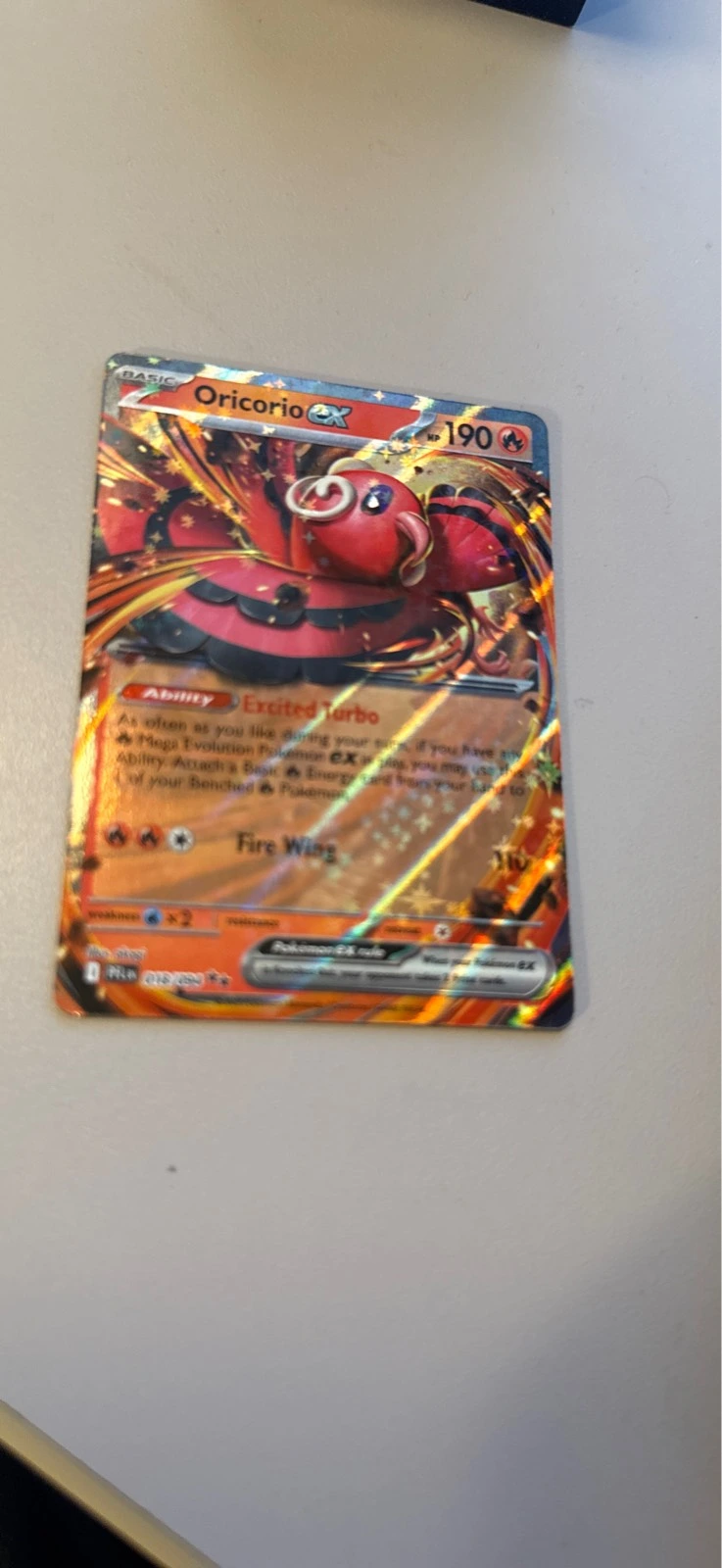 Oricorio EX - Phantasmal Flames #018/094