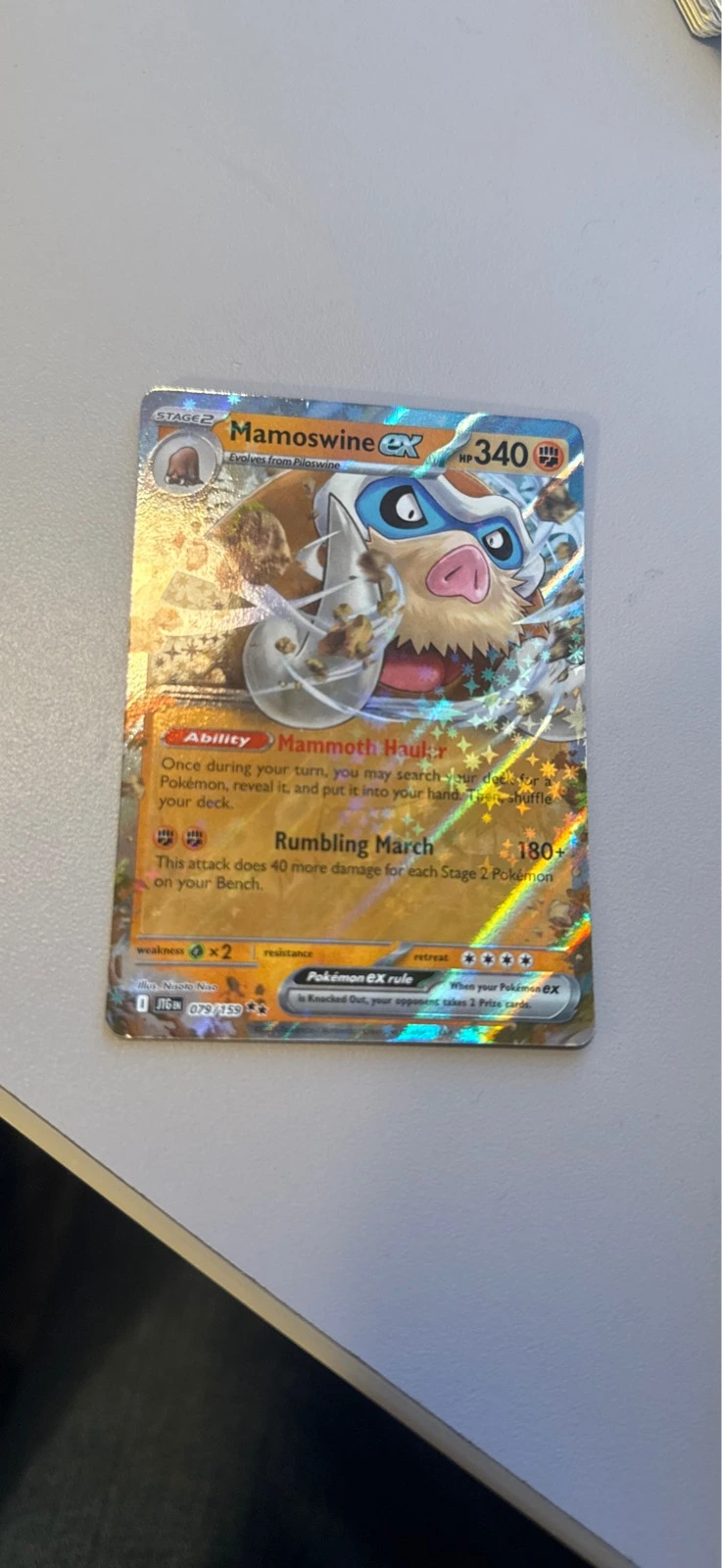 Mamoswine ex - Journey Together #079/159
