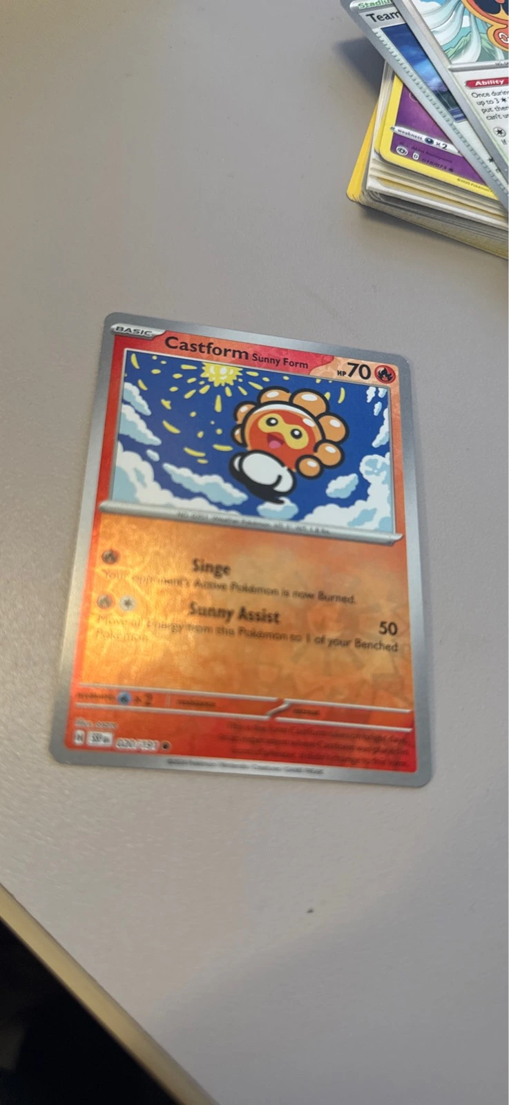 Castform Sunny Form - Surging Sparks #020/191