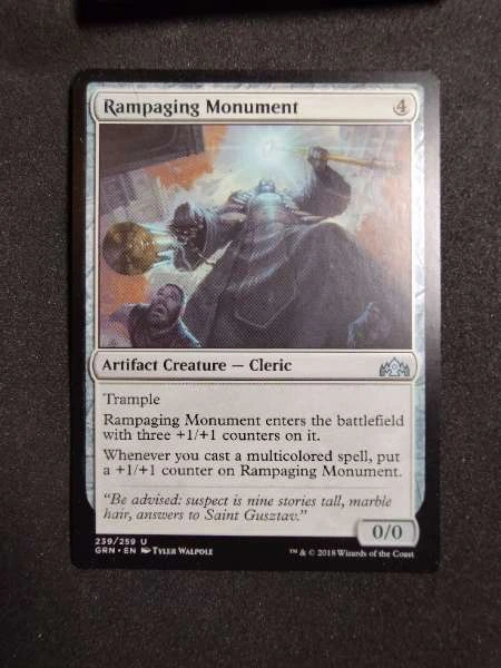 Rampaging Monument - Guilds of Ravnica #239/259