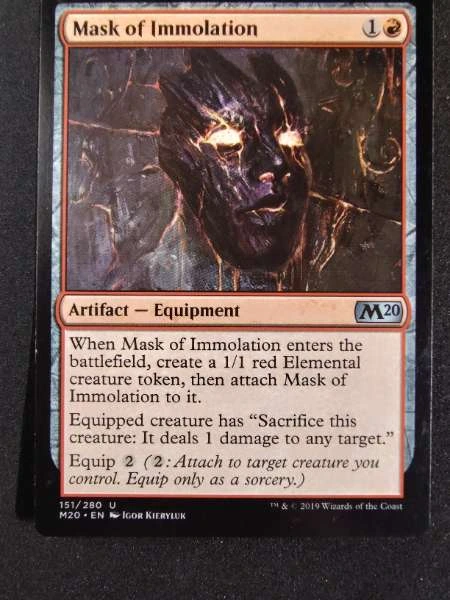 Mask of Immolation - Core Set 2020 #151/280