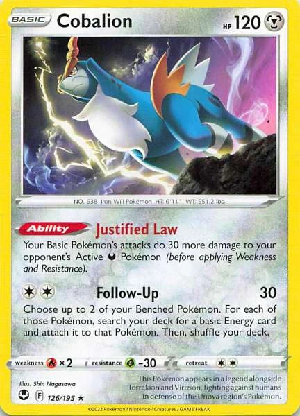 Cobalion - Silver Tempest #126/195
