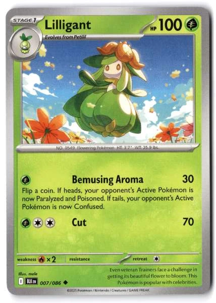 Lilligant - Black Bolt #007/086