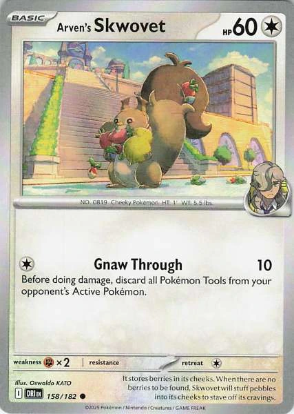 Arven's Skwovet - Destined Rivals #158/182