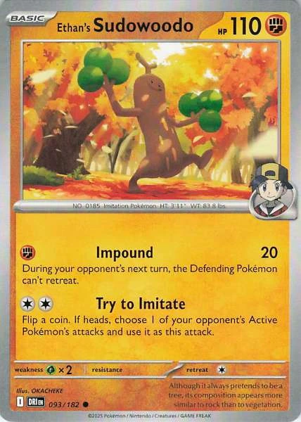 Ethan's Sudowoodo - Destined Rivals #093/182