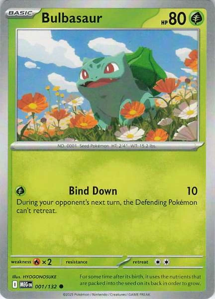Bulbasaur - Mega Evolution #001/132