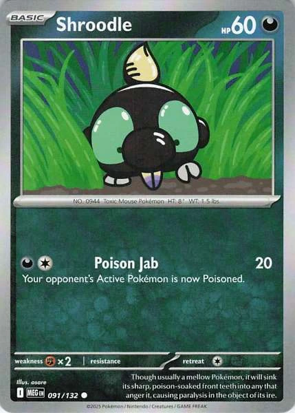 Shroodle - Mega Evolution #091/132