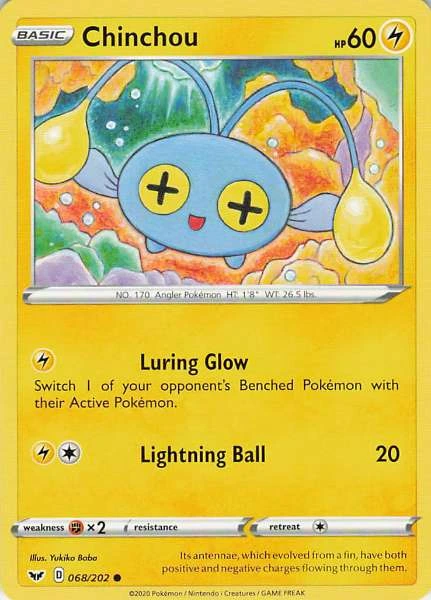 Chinchou - Sword & Shield #068/202