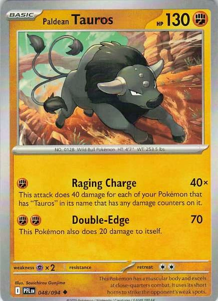Paldean Tauros - Phantasmal Flames #048/094