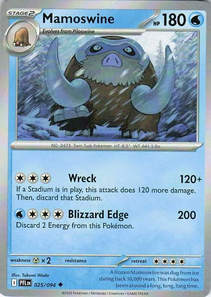 Mamoswine - Phantasmal Flames #025/094