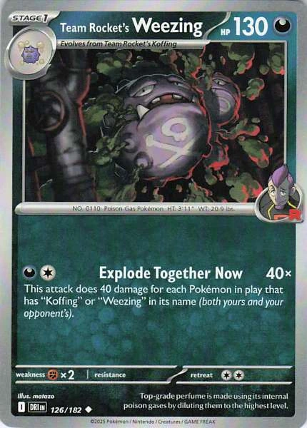 Team Rocket's Weezing - Destined Rivals #126/182