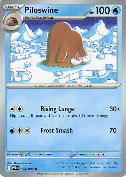 Piloswine - Phantasmal Flames #024/094