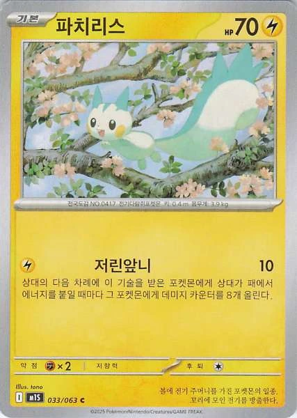 Pachirisu (Korean) - Mega Symphonia #033/063