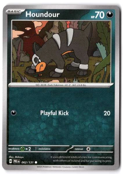 Houndour - Prismatic Evolutions #062/131