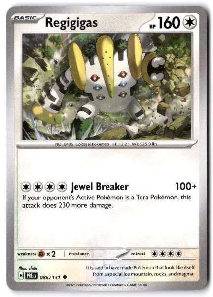 Regigigas - Prismatic Evolutions #086/131
