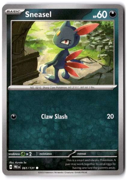 Sneasel - Prismatic Evolutions #061/131