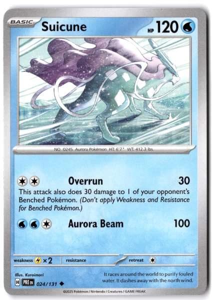 Suicune - Prismatic Evolutions #024/131