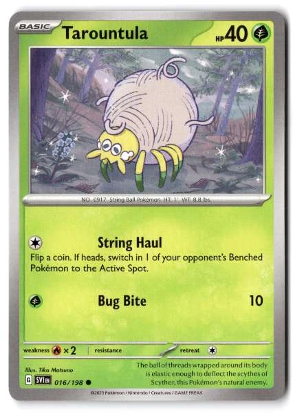 Tarountula - Scarlet & Violet Base Set #016/198
