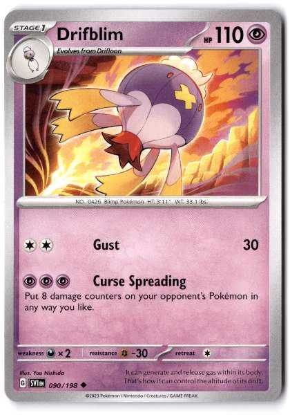 Drifblim - Scarlet & Violet #090/198