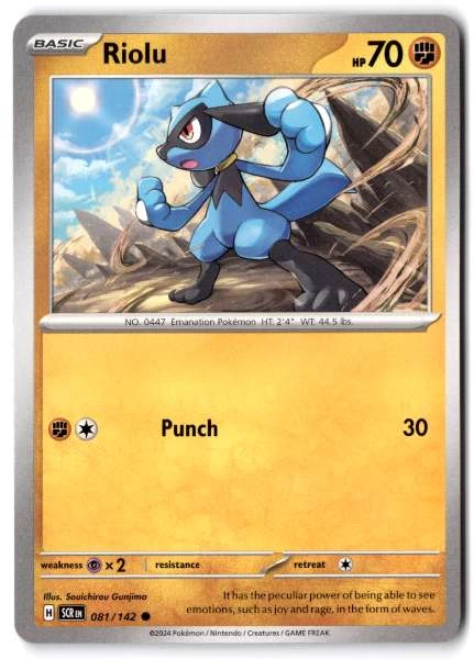 Riolu - Stellar Crown #081/142