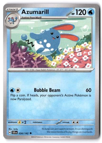 Azumarill - Stellar Crown #034/142