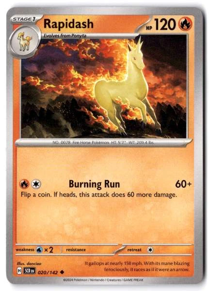 Rapidash - Stellar Crown #020/142
