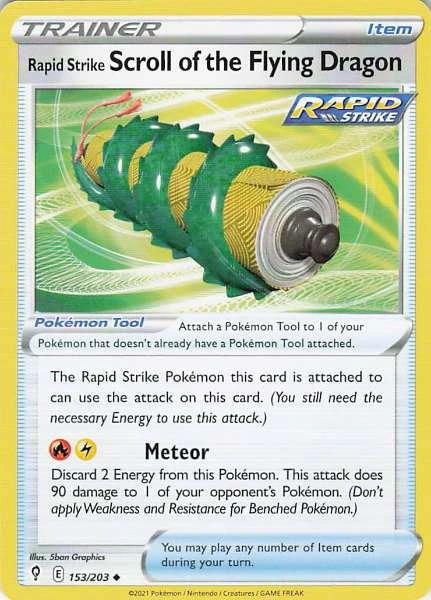Rapid Strike Scroll of the Flying Dragon - Evolving Skies #153/203