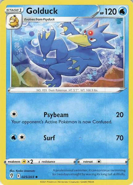 Golduck - Evolving Skies #025/203
