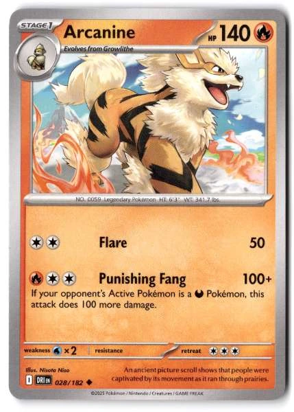 Arcanine - Destined Rivals #028/182