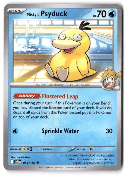 Misty's Psyduck - Destined Rivals #045/182