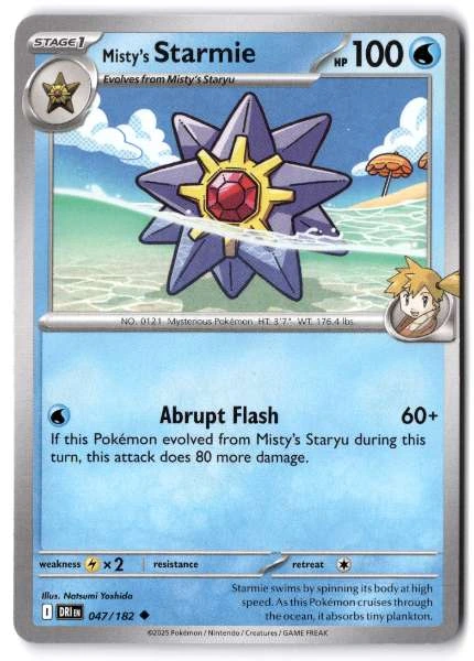 Misty's Starmie - Destined Rivals #047/182