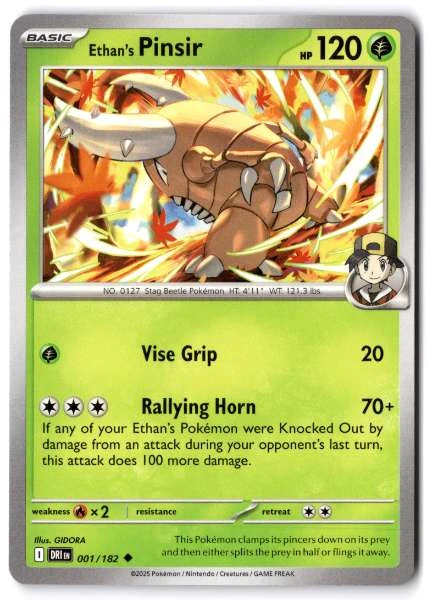 Ethan's Pinsir - Destined Rivals #001/182