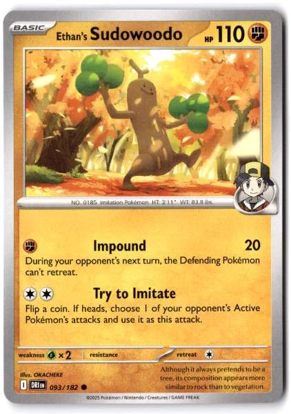 Ethan's Sudowoodo #093/182
