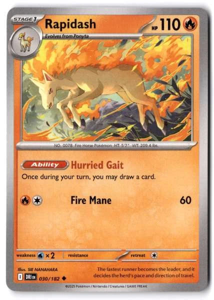 Rapidash - Destined Rivals #030/182