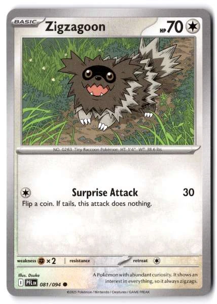 Zigzagoon - Phantasmal Flames #081/094