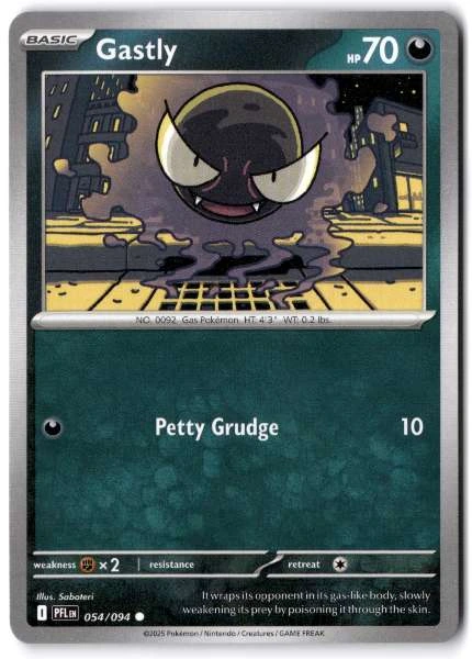 Gastly - Phantasmal Flames #054/094