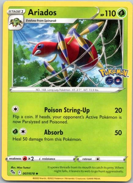 Ariados - Pokémon GO #007/078